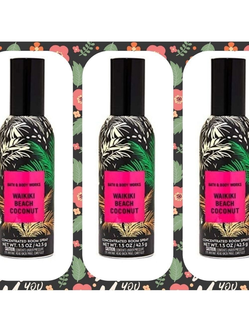 Bath and Body Works Waikiki Beach Coconut 3 Piece